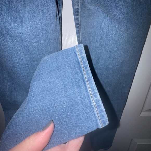 PAIGE Verdugo Crop Skinny Jeans | Distressed Knees | Size 28 - Picture 4 of 8